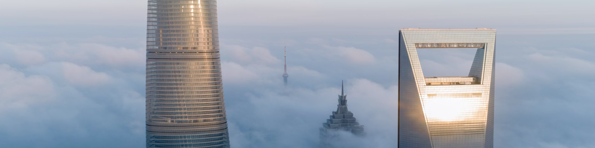 上海地标建筑航拍